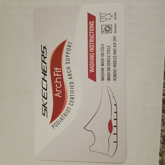 SKECHERS Arch Support Fit Cup slip on stretch shoes sneakers black white womens - Picture 8 of 8